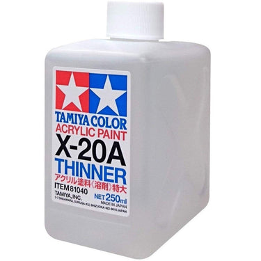 Tamiya 81040 X-20A Acrylic Thinner Extra Large 250ml
